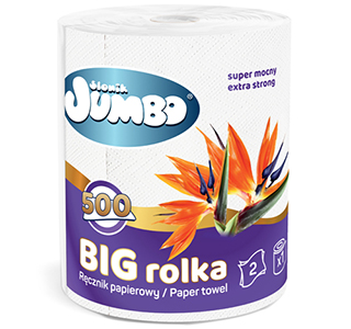 Ręcznik papierowy Słonik Jumbo  1 rolka 500 listków